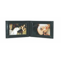 Atlantis Leather Bi-Fold Horizontal Photo Frame